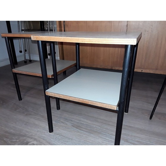 Image 1 of Paire de petites tables vintage par Pierre Guariche - 1950s