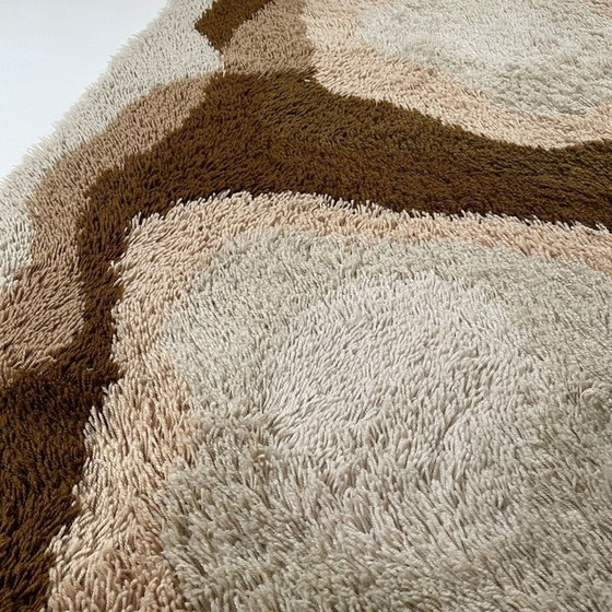 Image 1 of Tapis vintage psychédélique coloré pour Desso, Pays-Bas 1970