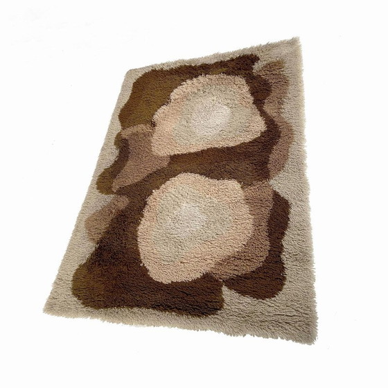 Image 1 of Tapis vintage psychédélique coloré pour Desso, Pays-Bas 1970