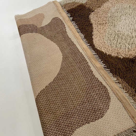 Image 1 of Tapis vintage psychédélique coloré pour Desso, Pays-Bas 1970