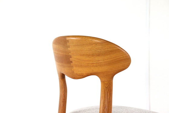 Image 1 of 6X Juul Kristensen Chaises Danoises Solides 'Them' Vintage