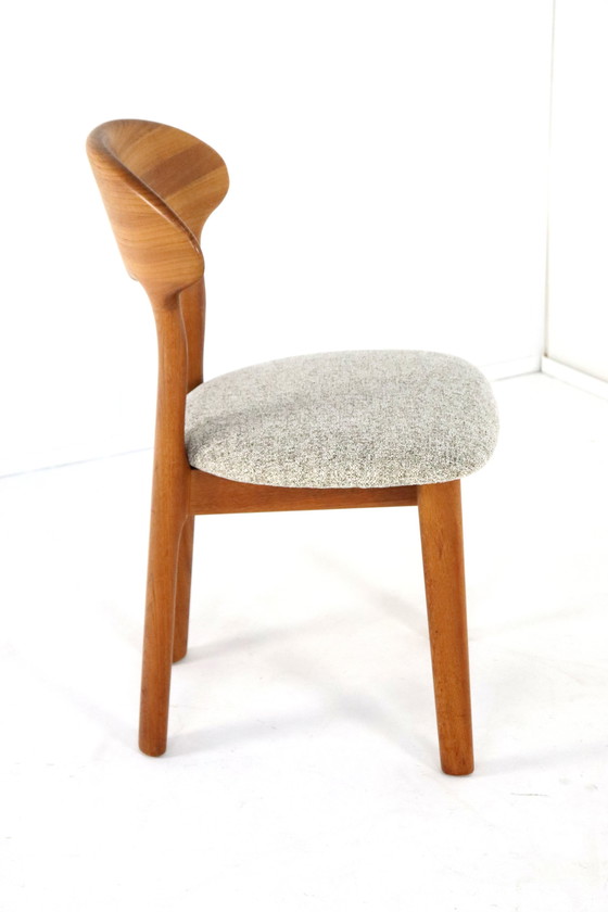 Image 1 of 6X Juul Kristensen Chaises Danoises Solides 'Them' Vintage