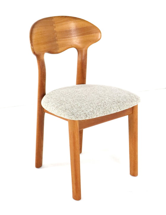 Image 1 of 6X Juul Kristensen Chaises Danoises Solides 'Them' Vintage