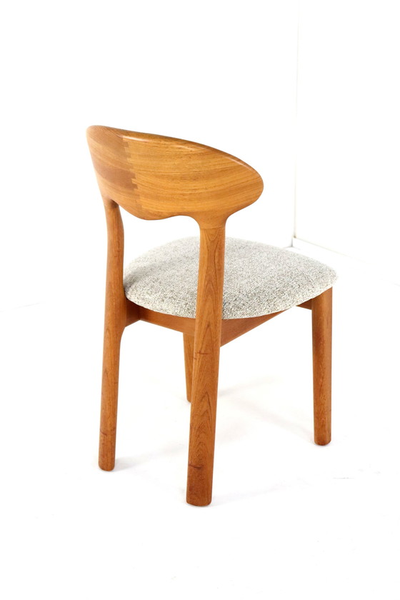 Image 1 of 6X Juul Kristensen Chaises Danoises Solides 'Them' Vintage
