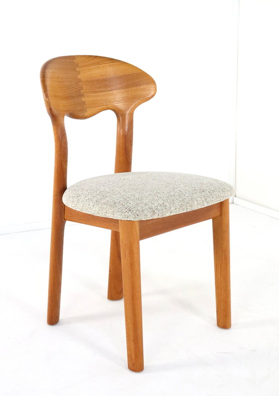 Image 1 of 6X Juul Kristensen Chaises Danoises Solides 'Them' Vintage