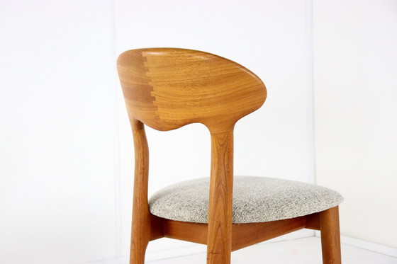 Image 1 of 6X Juul Kristensen Chaises Danoises Solides 'Them' Vintage