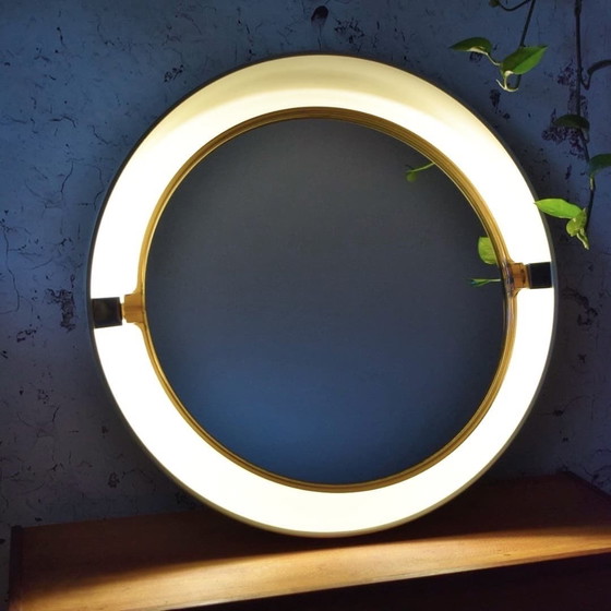Image 1 of Miroir lumineux Allibert Space-Age 1970