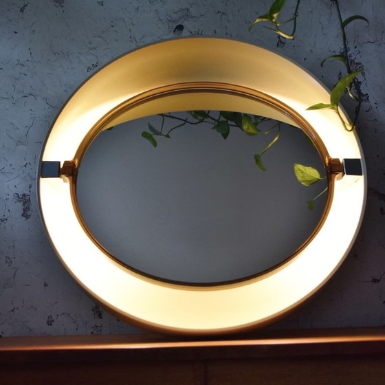 Image 1 of Miroir lumineux Allibert Space-Age 1970