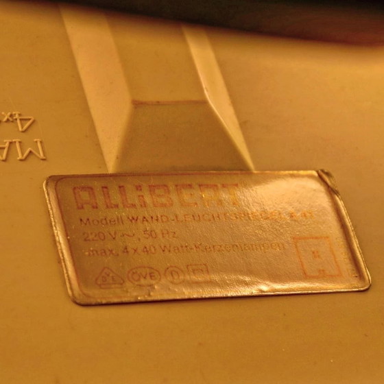 Image 1 of Miroir lumineux Allibert Space-Age 1970