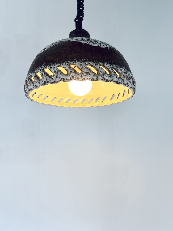 Image 1 of Lampe à lave grasse en céramique '60