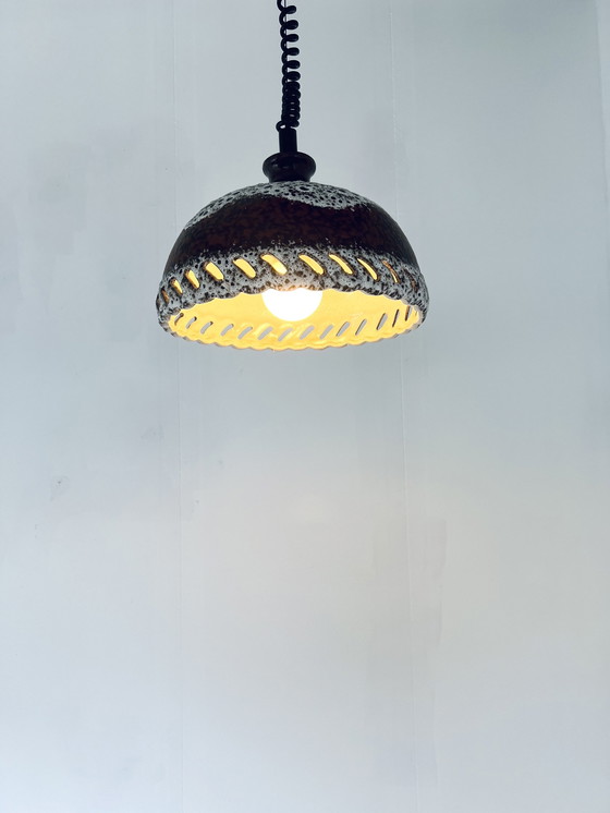 Image 1 of Lampe à lave grasse en céramique '60