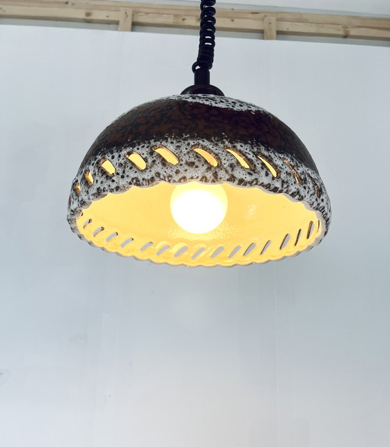 Image 1 of Lampe à lave grasse en céramique '60