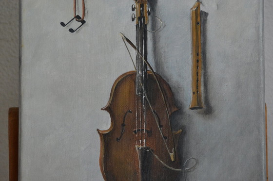 Image 1 of Peinture à l'huile de Joop Serno .  Signé .