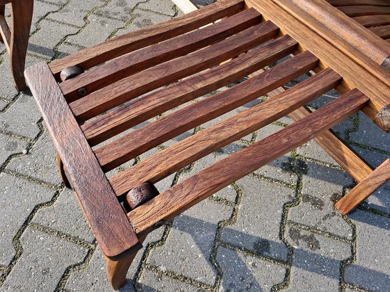 Image 1 of 2 chaises longues Skagerak en teck, pliables