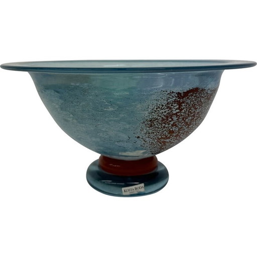 Bol en verre vintage par Kjell Engman pour Kosta Boda, Suède