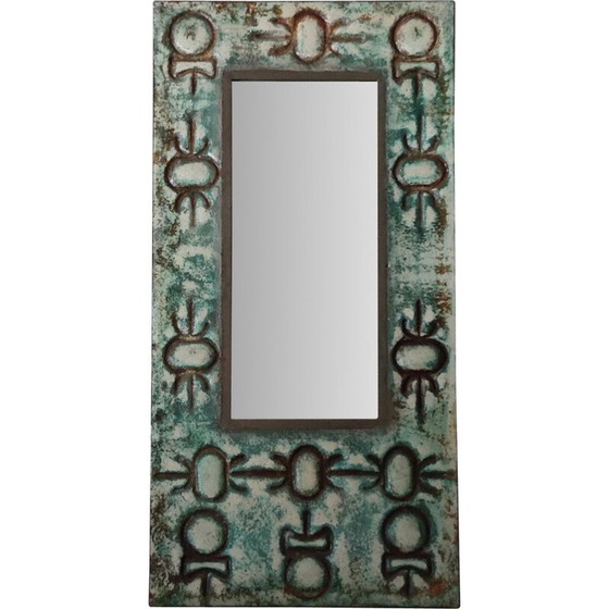 Image 1 of Miroir vintage en céramique