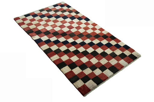 Tapis Gabbeh Nomade noué à la main - 183 X 104 cm