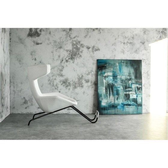 Image 1 of Fauteuil blanc vintage pour Moroso