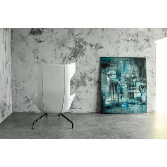 Image 1 of Fauteuil blanc vintage pour Moroso