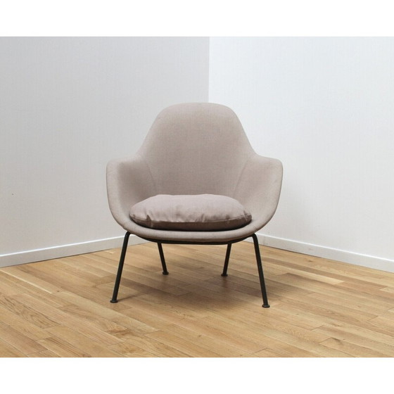 Image 1 of Fauteuil vintage en tissu beige "Dot" de Patrick Norguet pour Tacchini