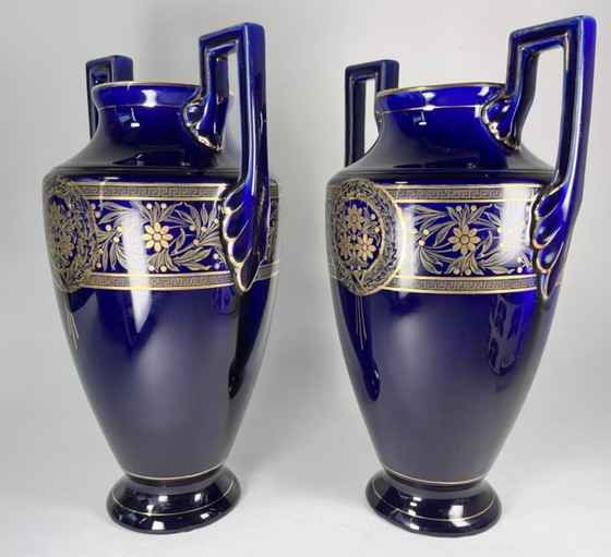 Image 1 of Vases Amphore Boch Frères Keramis