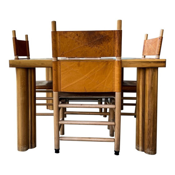 Image 1 of Table vintage Scuderia par Carlo Scarpa pour Bernini, 1977