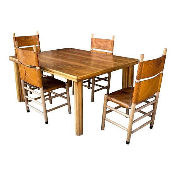 Image 1 of Table vintage Scuderia par Carlo Scarpa pour Bernini, 1977