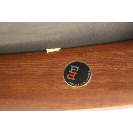 Image 1 of Fauteuil vintage modèle 189 en teck par Tove et Edvard Kindt-Larsen pour France et Søn, Danemark 1960