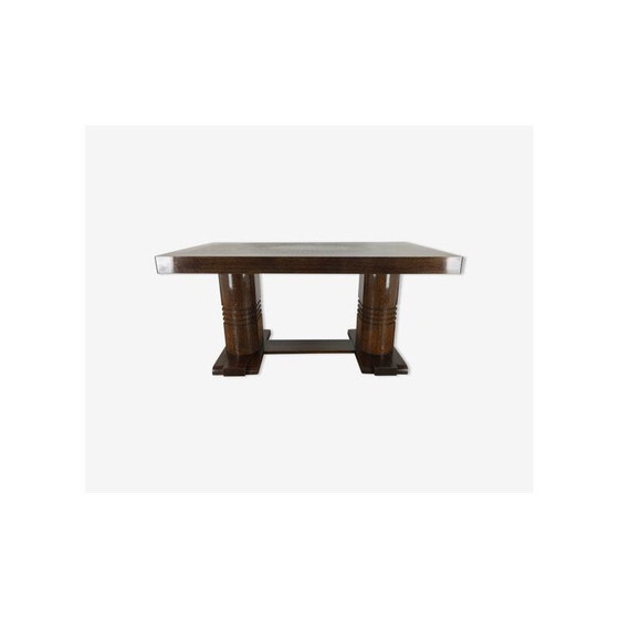 Image 1 of Vintage art deco table by Charles Dudouyt, France