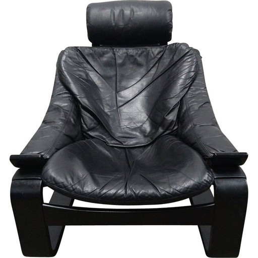 Fauteuil vintage Nelo Möbel par Ake Fribytter, Suède années 1970