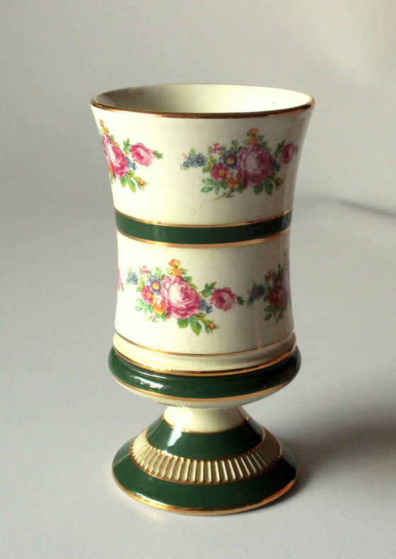Image 1 of 1940S Vase de coupe Porcelaine Von Pk Königzelt/Böhmen