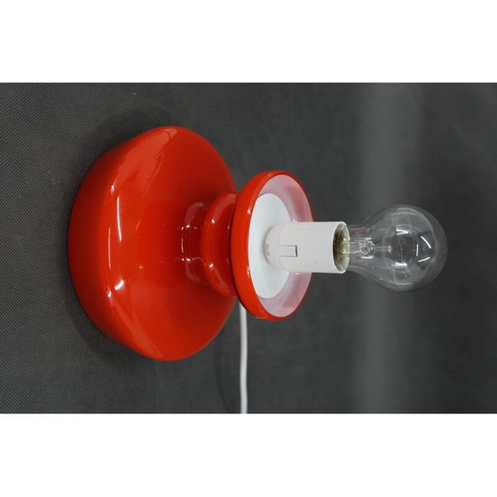 Image 1 of Lampe de table vintage à champignon en verre opalin par Stepan Tabery, Tchécoslovaquie 1970