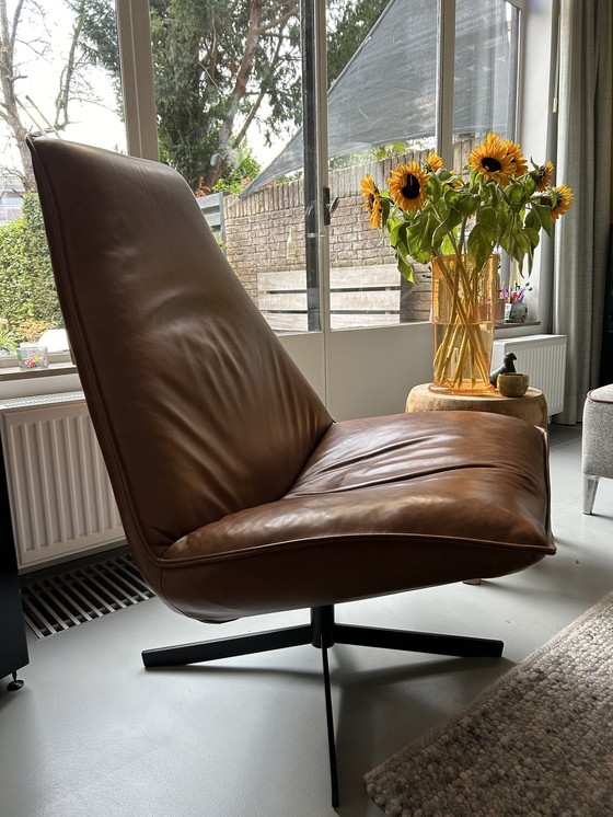 Image 1 of Fauteuil Cartel Living Smile - Cuir marron