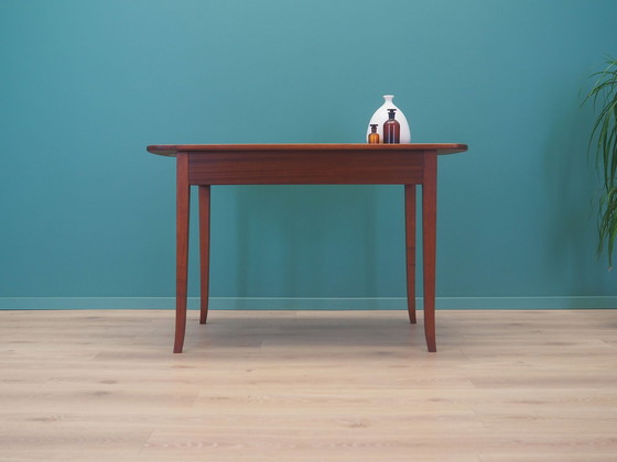 Image 1 of Table en acajou, Design danois, 1970S, Production : Danemark