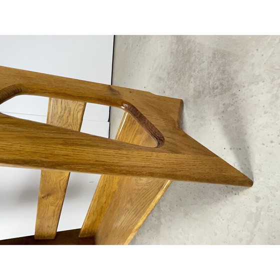 Image 1 of Etagère vintage en chêne par Pierre Cruège