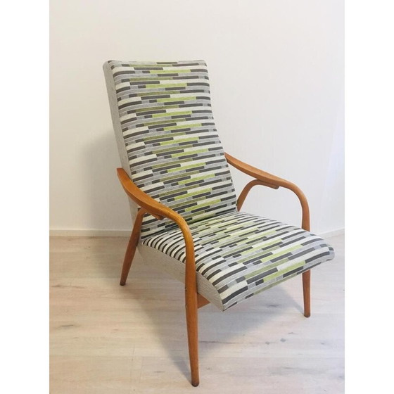 Image 1 of Fauteuil gris vintage par Antonin Suman pour TON, 1960s