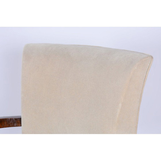 Image 1 of Paire de fauteuils Art Déco en hêtre par Jules Leleu, France 1930