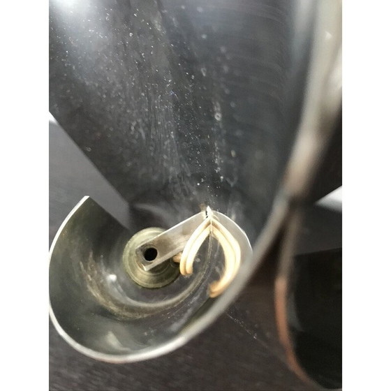 Image 1 of Applique vintage en acier inoxydable par Maison Charles, 1970