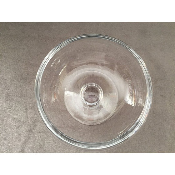 Image 1 of Coupe vintage sur piédestal en cristal massif