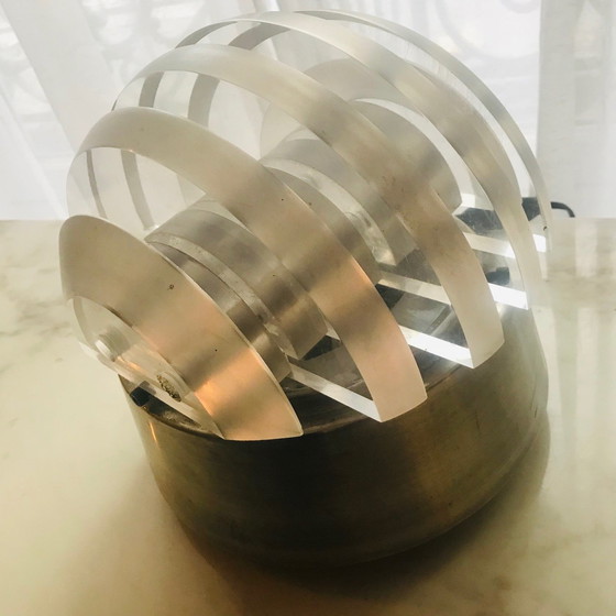 Image 1 of Lampe De Table - Lampe De Sol Vintage • Space Age • 1970 