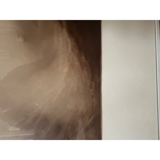 Image 1 of Peinture vintage portrait de femme par Adolphe Piot pour Braun et Compagnie