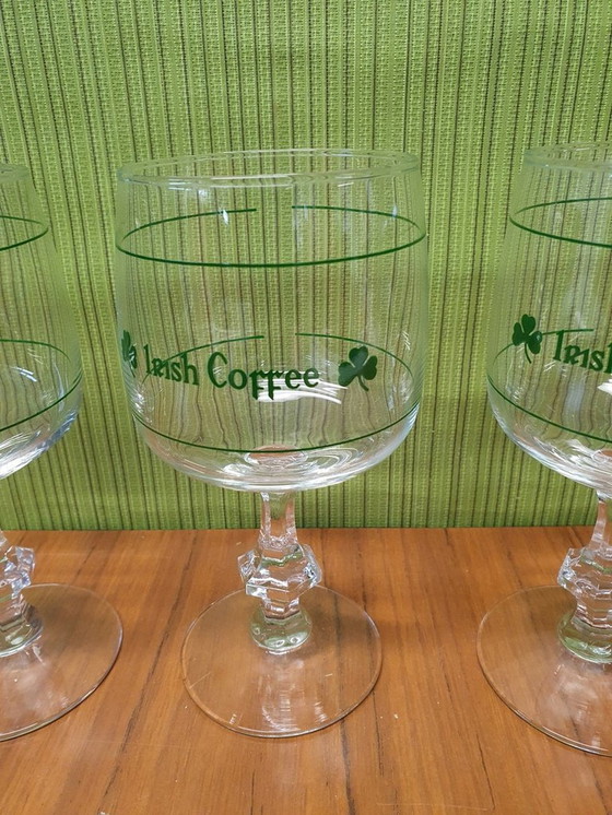 Image 1 of 1974 Set de 6 verres à café irlandais