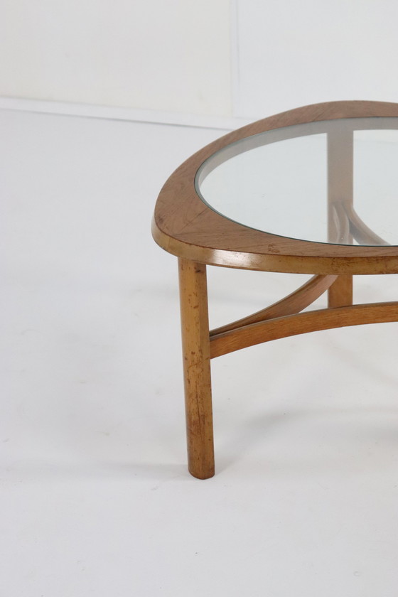 Image 1 of Nathan Table basse en verre 'Tilbury' Vintage