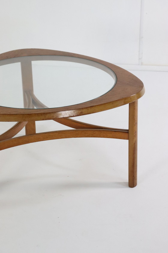 Image 1 of Nathan Table basse en verre 'Tilbury' Vintage