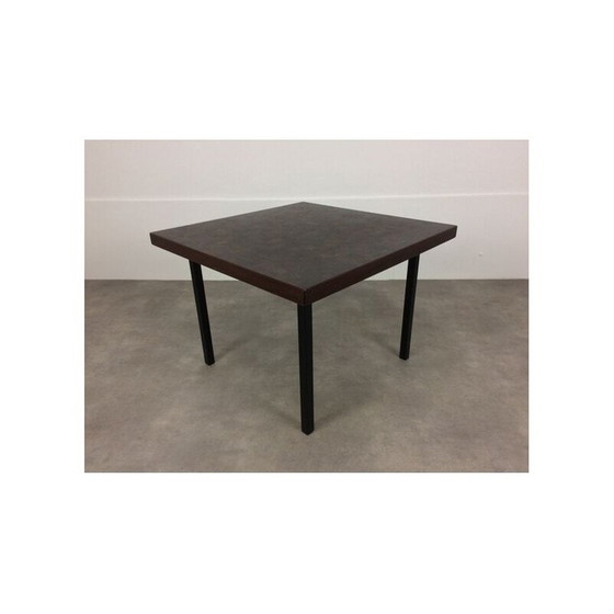Image 1 of Table basse vintage en marqueterie de bois de palmier par Dieter Waeckerlin, Suisse