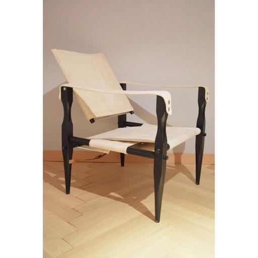 Fauteuil vintage Safari Kaare klint scandinave 1950