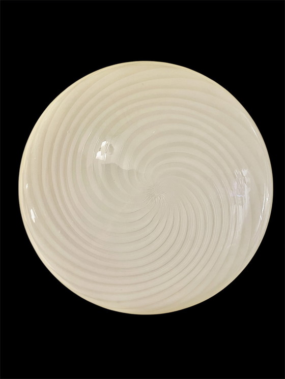 Image 1 of Plafonniers ou appliques en verre de Murano Vistosi par Vetri 45 cm, Italie, fin des années 1970