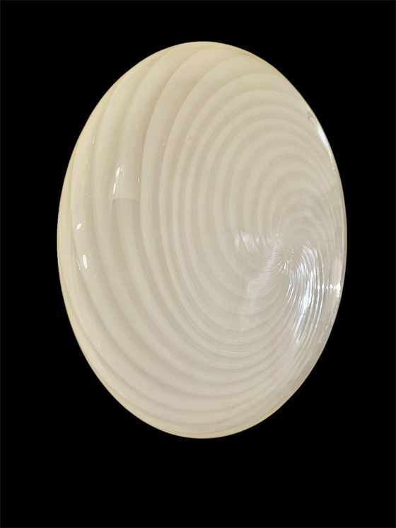 Image 1 of Plafonniers ou appliques en verre de Murano Vistosi par Vetri 45 cm, Italie, fin des années 1970