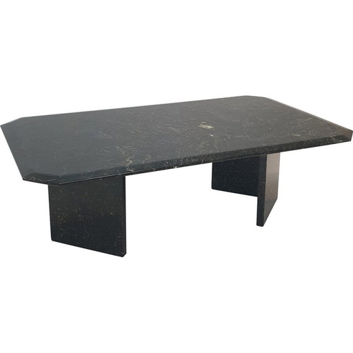 Table basse italienne vintage en marbre, 1970