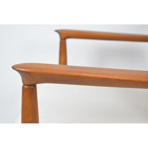 Image 1 of Fauteuil vintage GFM64, velours beige d'Europe de l'Est, années 1960